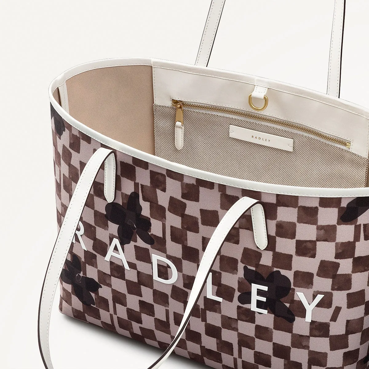 Southwell Gardens Fabric Large Open Top Tote Bag in Stone - 111442 sold by Radley product image thumbnail 3