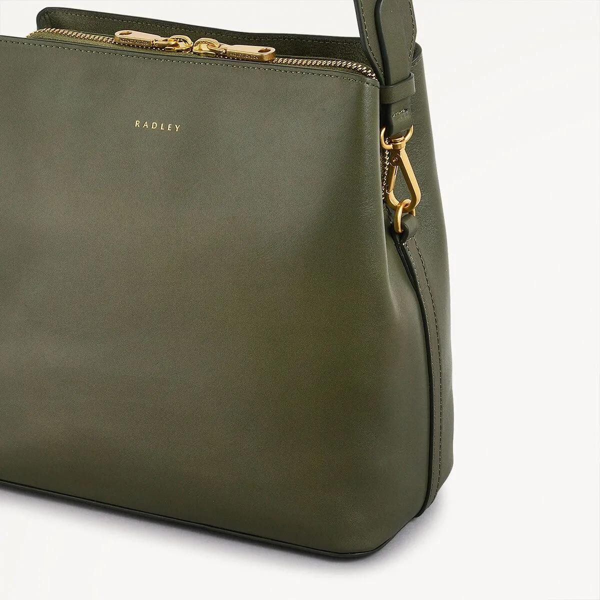 Dukes Place Leather Medium Compartment Crossbody Bag in Dark Olive - 110182 sold by Radley product image thumbnail 4