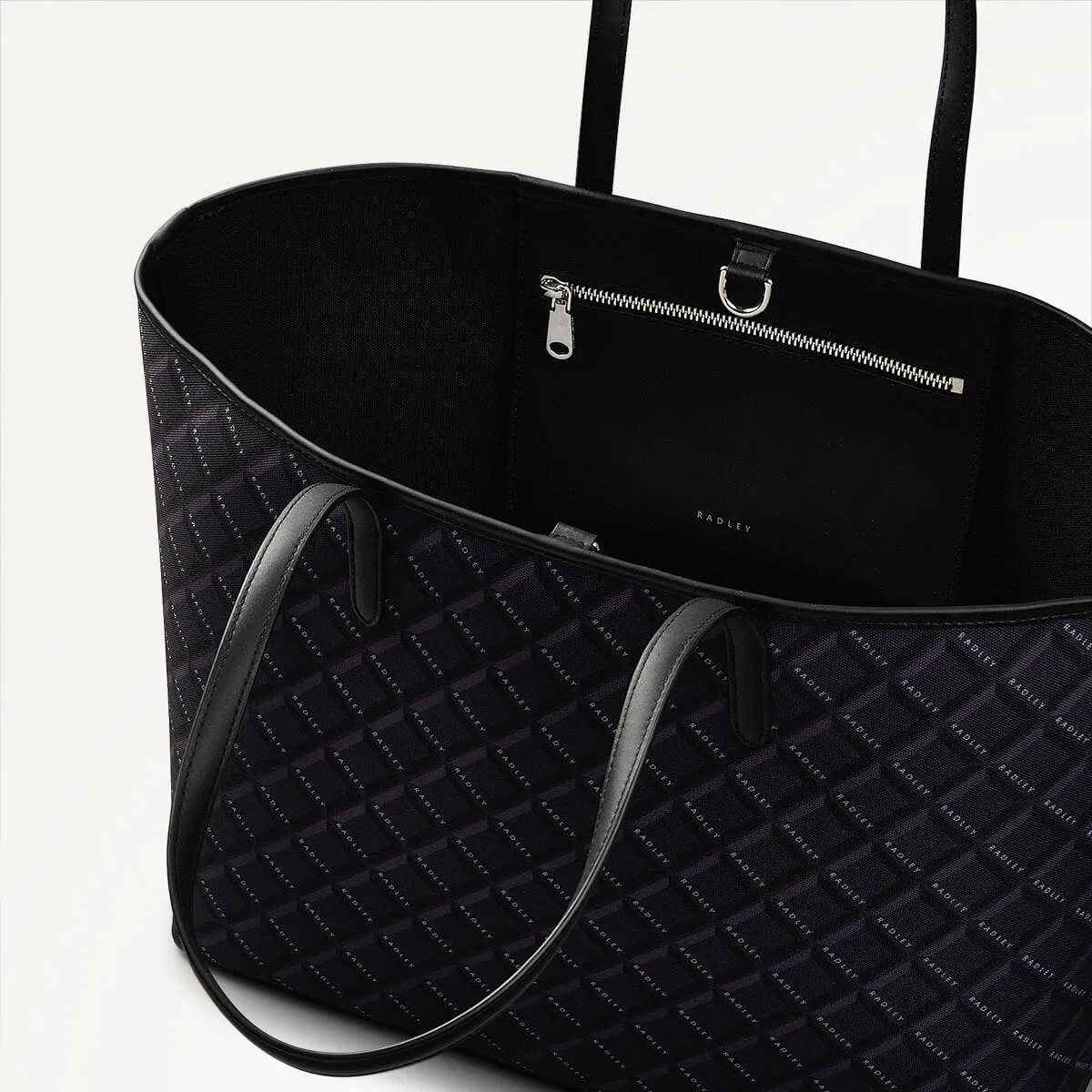 Southwell Gardens Fabric Open Top Tote Bag in Black - 110294 sold by Radley product image thumbnail 3