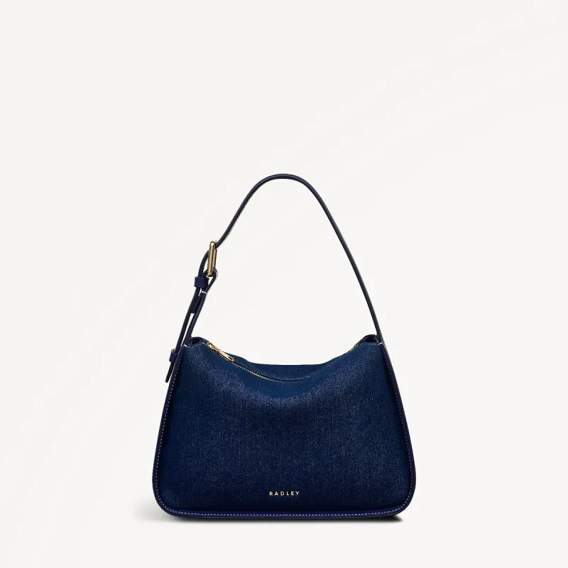 Westwell Lane Leather Small Ziptop Grab Bag in Evenfall - 111404 sold by Radley