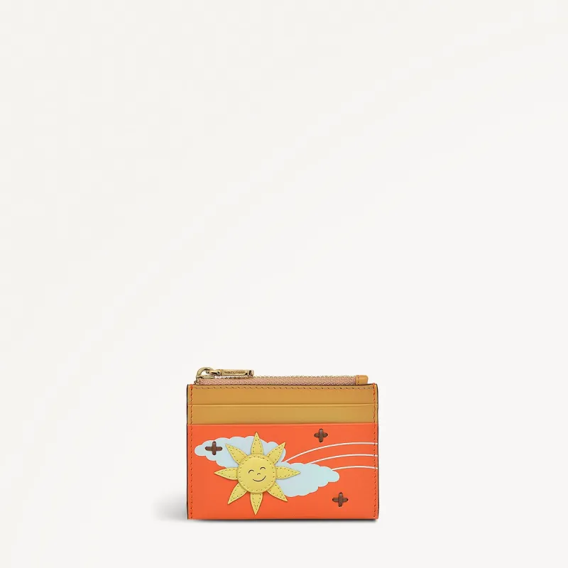 Coin Street Leather Small Coin Purse in Orange Peel - 111496 sold by Radley