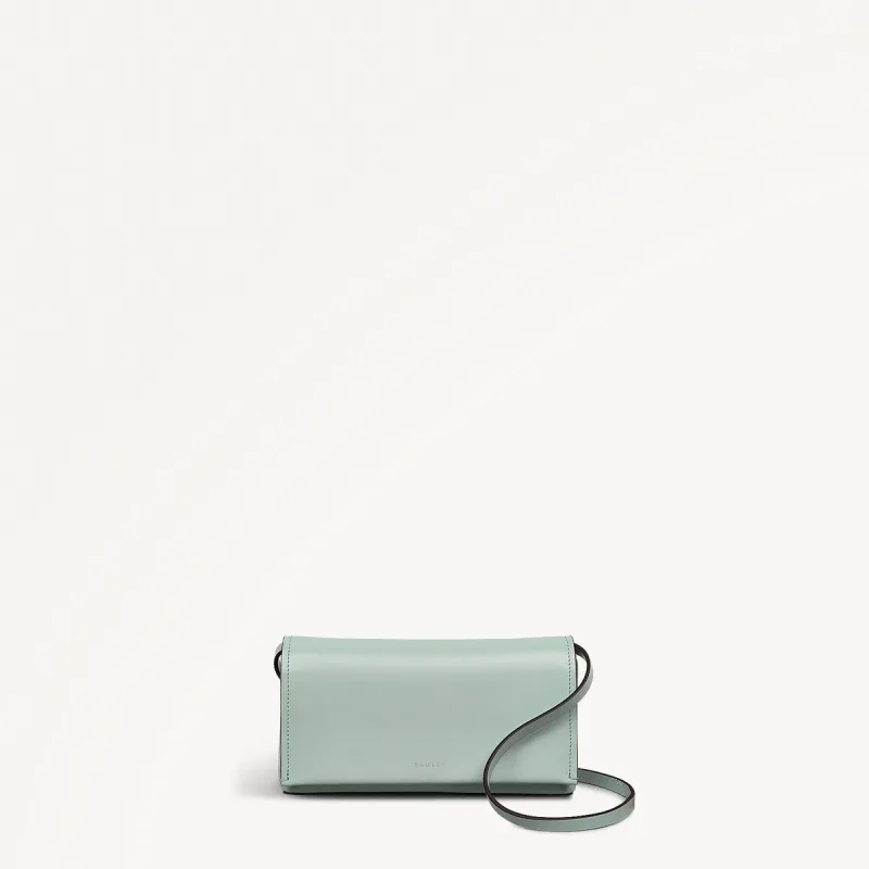 Lexington Lane Leather Small Flapover Crossbody Bag in Deco Green - 111185 sold by Radley