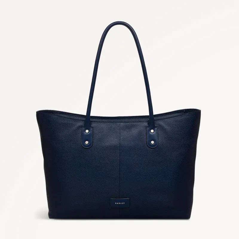 Southwark Lane Leather Large Ziptop Tote Bag in Ink - 110954 sold by Radley