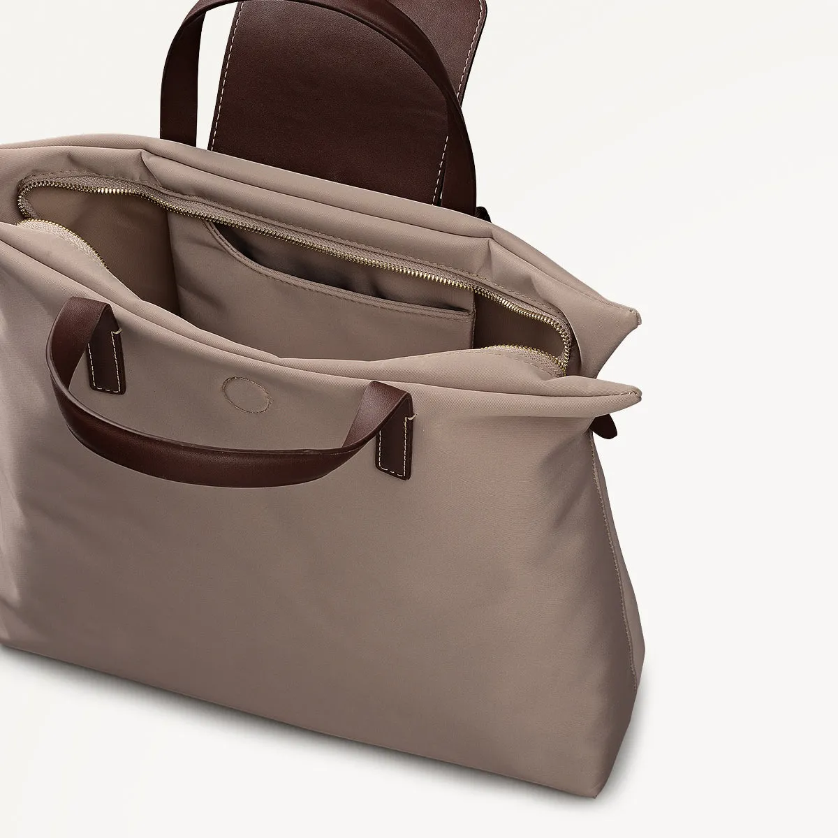 Pocket Essentials Fabric Medium Ziptop Backpack in Porcini - 112221 sold by Radley product image thumbnail 4