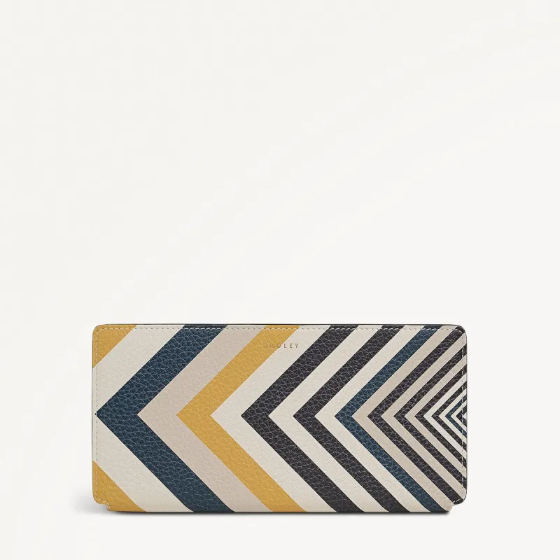 Coin Street Print Large Bifold Wallet in Chalk - 112061 sold by Radley