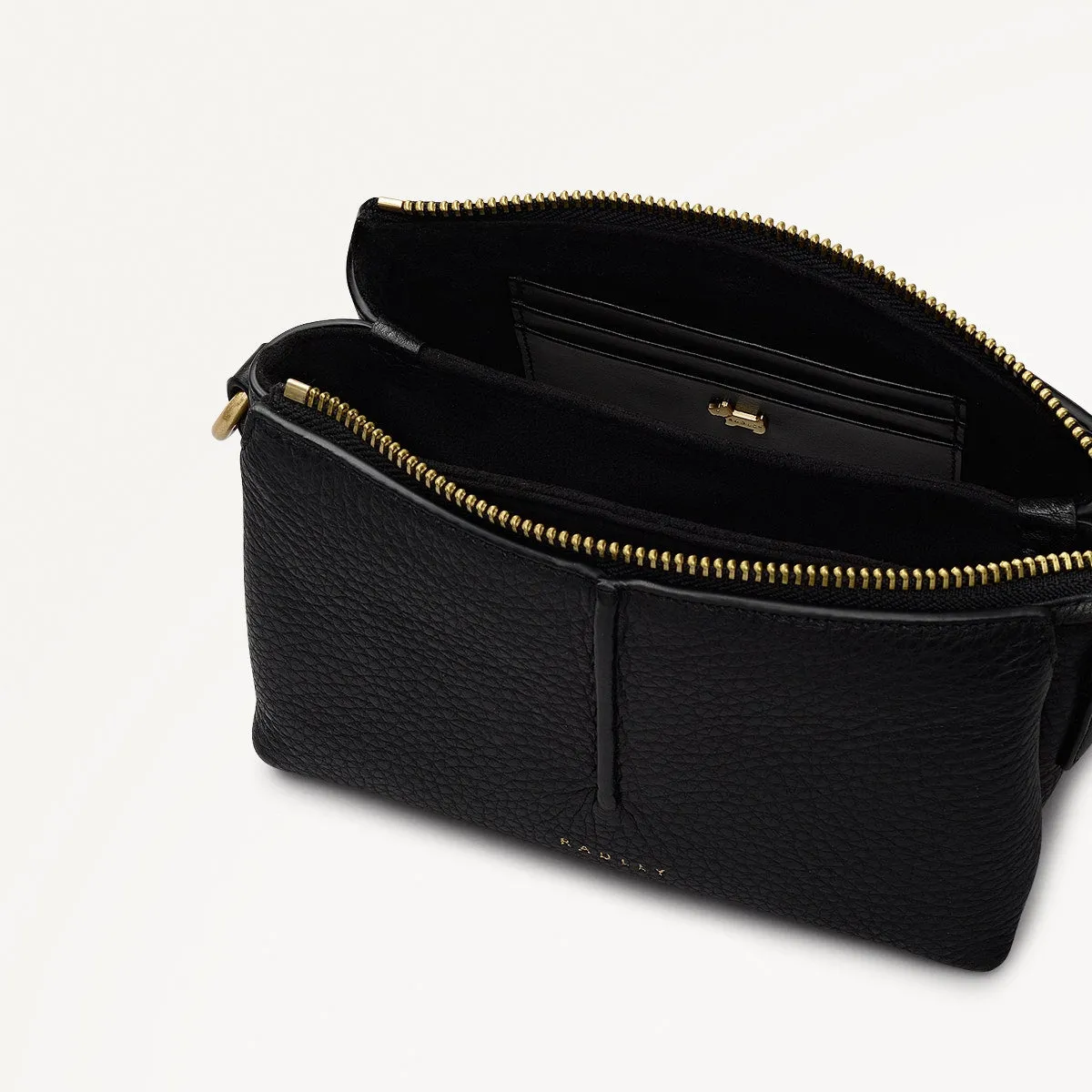 Hillgate Place Leather Small Ziptop Crossbody Bag in Black - 110428 sold by Radley product image thumbnail 3