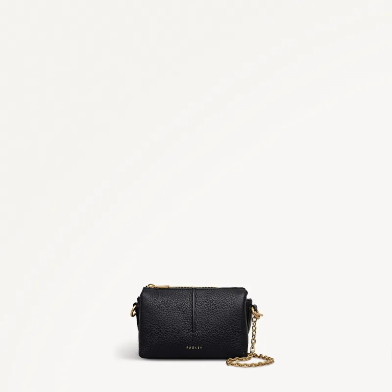 Hillgate Place Leather Small Ziptop Crossbody Bag in Black - 110428 sold by Radley