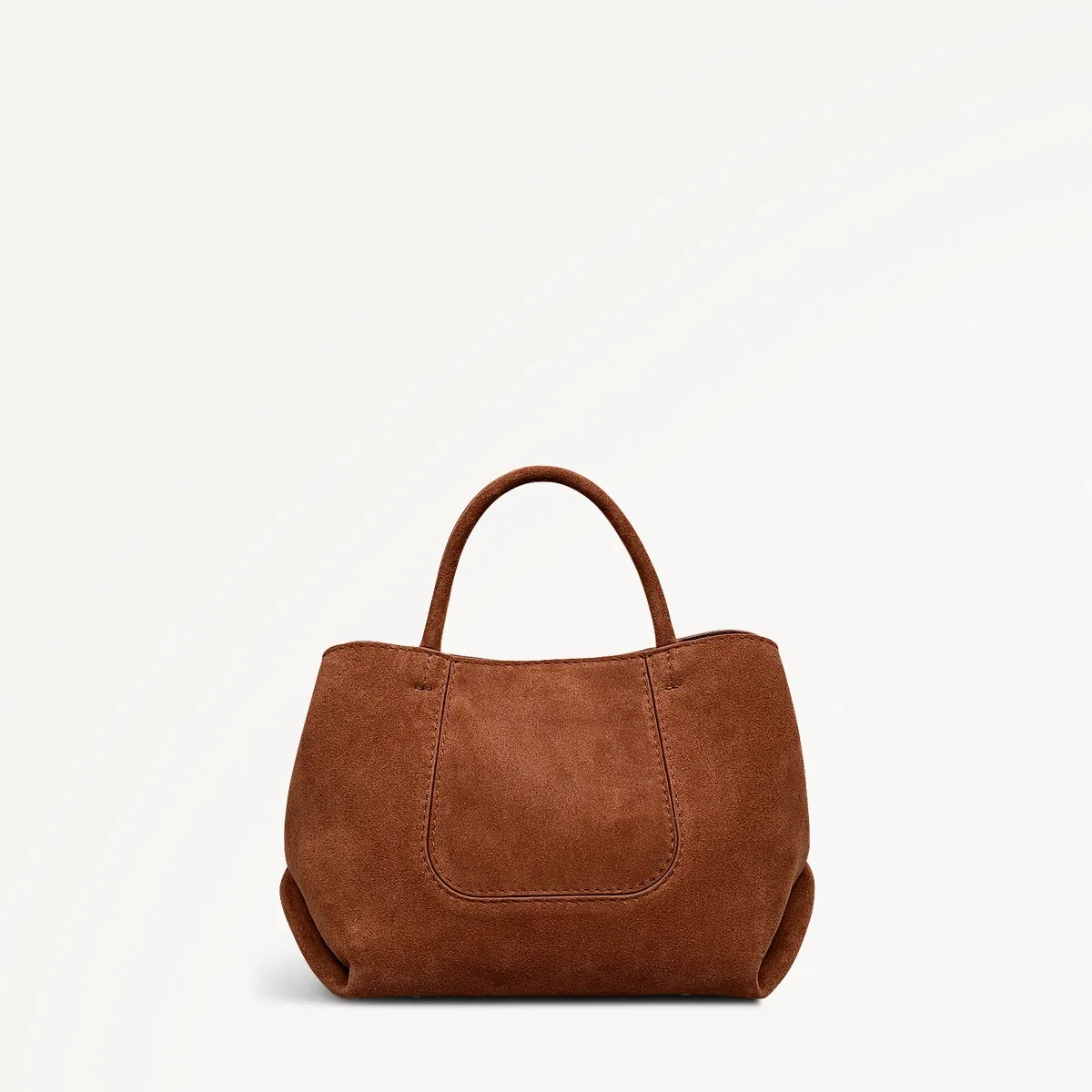 The Comptop Suede Small Ziptop Grab Bag in Russet - 112201 sold by Radley product image thumbnail 3