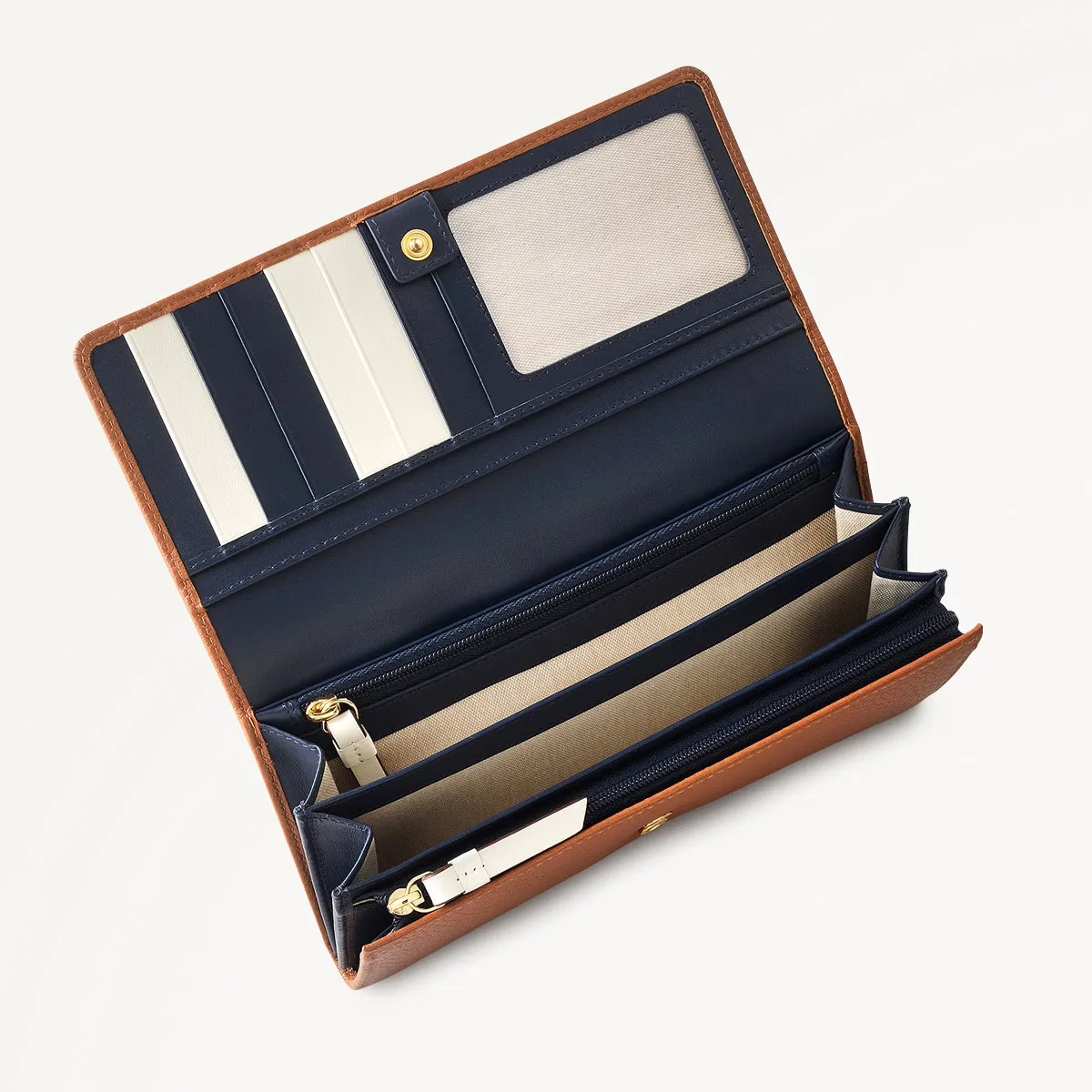 Loyal Radley Leather Extra Large Flapover Wallet in Indus Tan - 111868 sold by Radley product image thumbnail 4