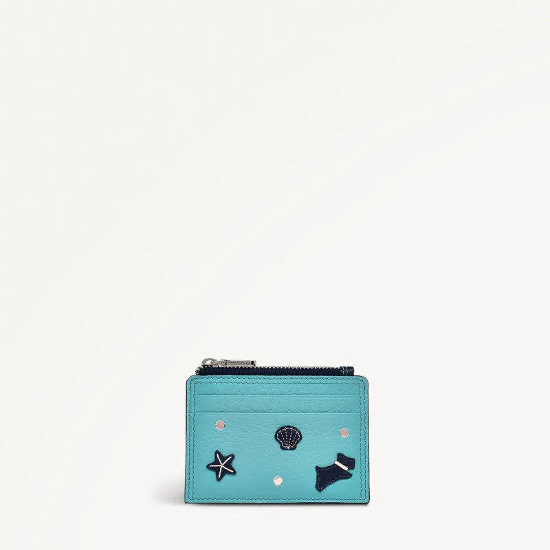 Starfish And Seashells Leather Small Coin Purse in Maldives - 111426 sold by Radley