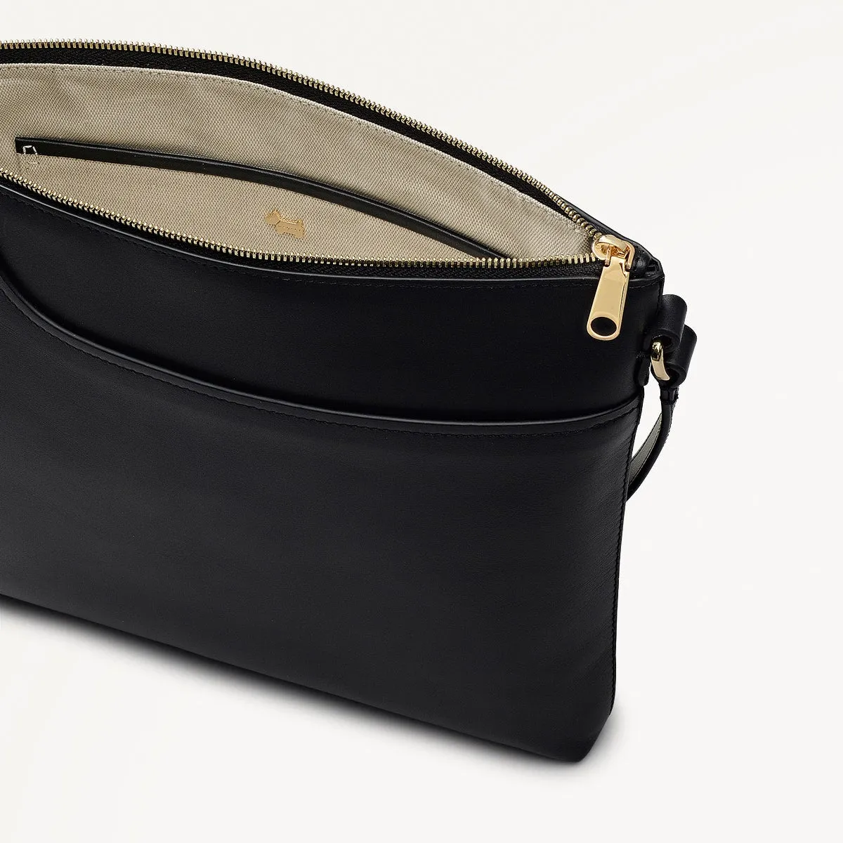 Pockets Leather Large Ziptop NS Cross Body Bag in Black - 112147 sold by Radley product image thumbnail 3