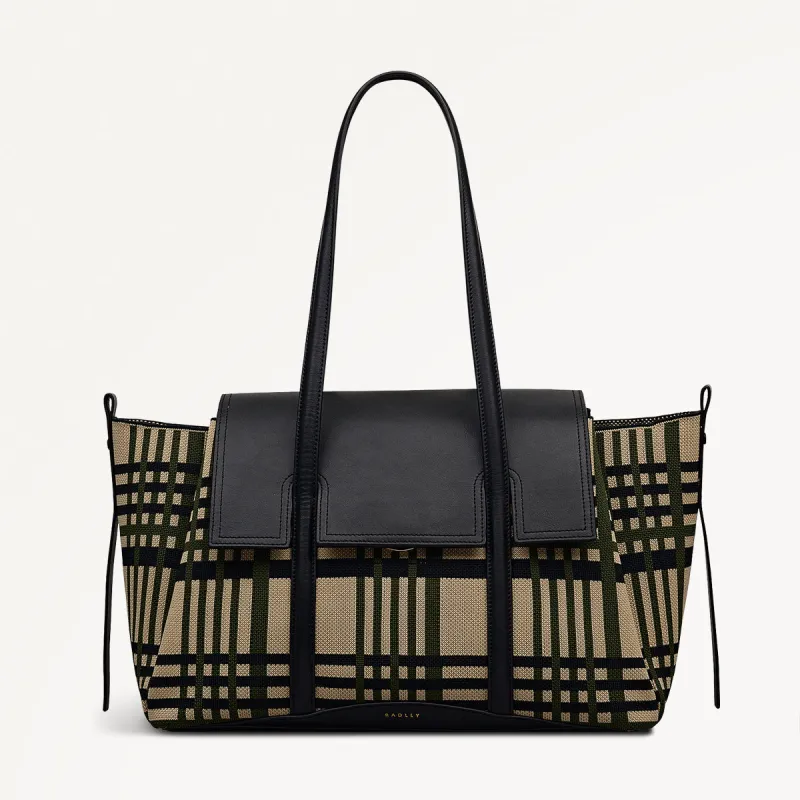 The Chancery Leather Medium Flapover Shoulder Bag in Porcini - 112254 sold by Radley