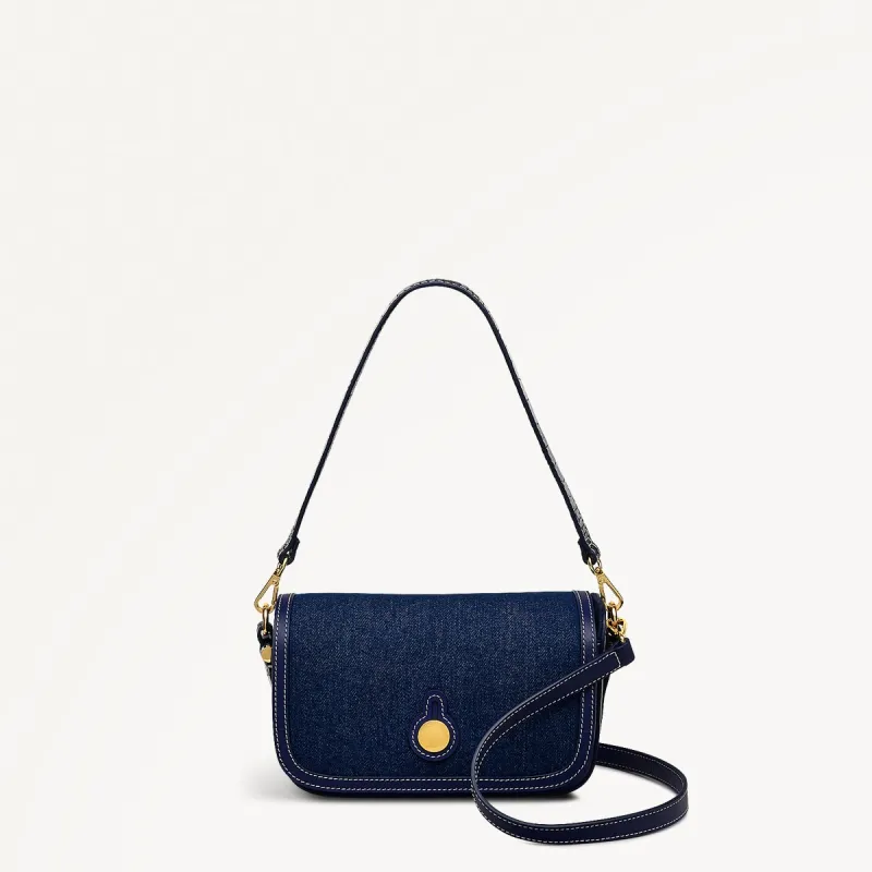 Bathurst Mews Leather Small Flapover Cross Body Bag in Evenfall - 111405 sold by Radley