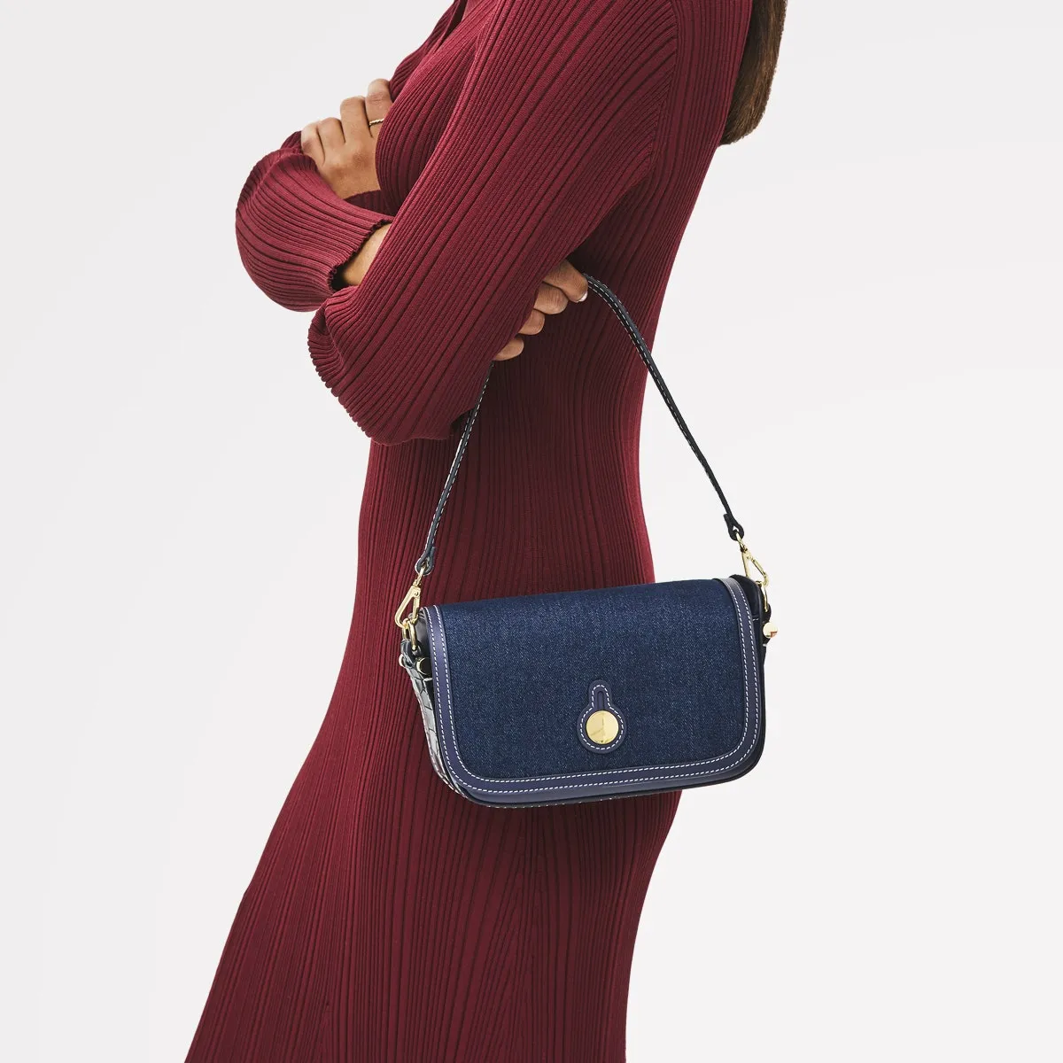 Bathurst Mews Leather Small Flapover Cross Body Bag in Evenfall - 111405 sold by Radley product image thumbnail 2