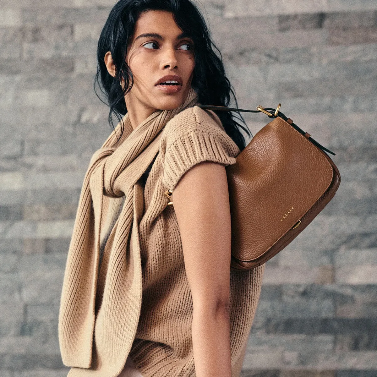 Grafton Street Small Flapover Crossbody Saddle - H2002211 sold by Radley product image thumbnail 5