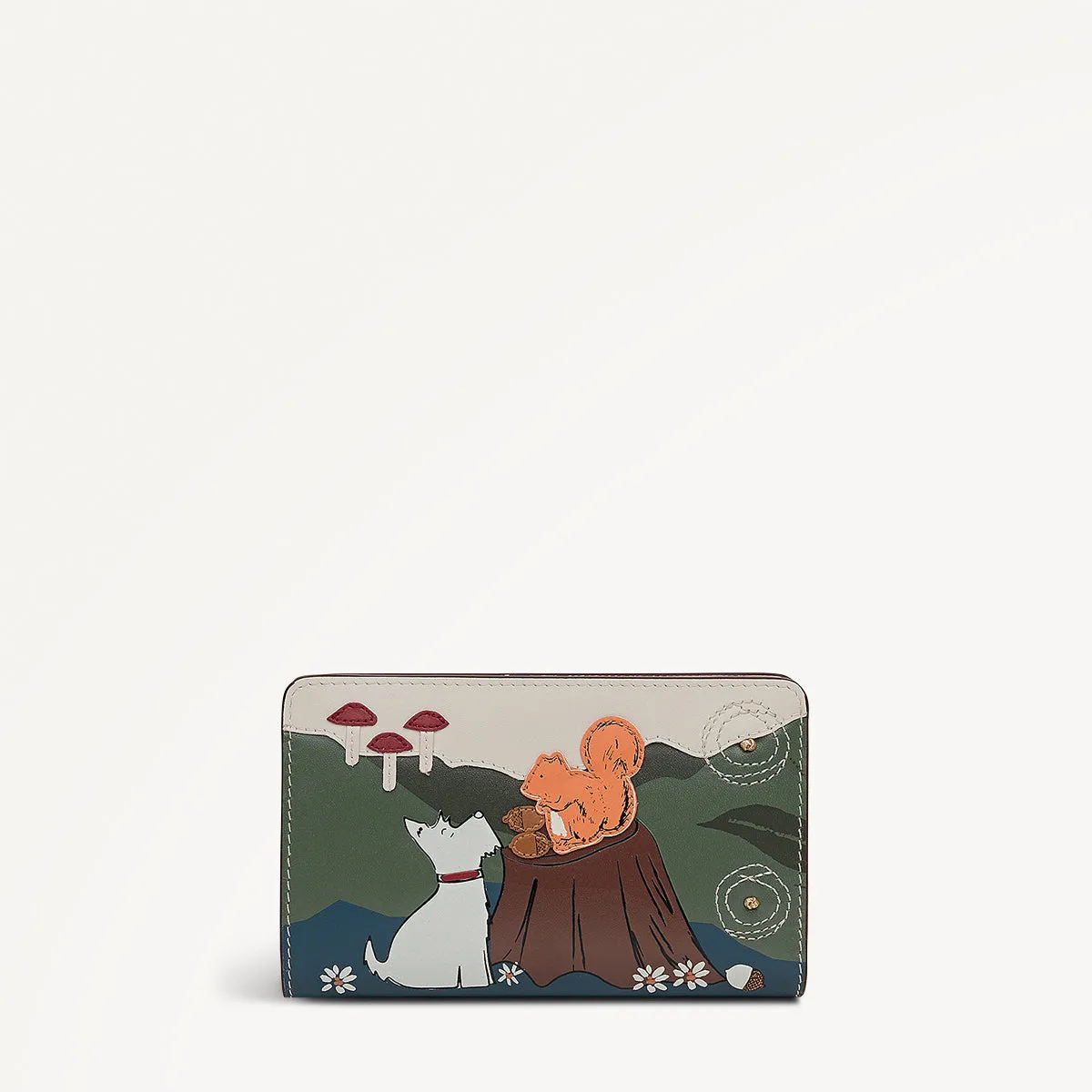 Autumn Leaves Medium Bifold Wallet in Snow - 112050 sold by Radley