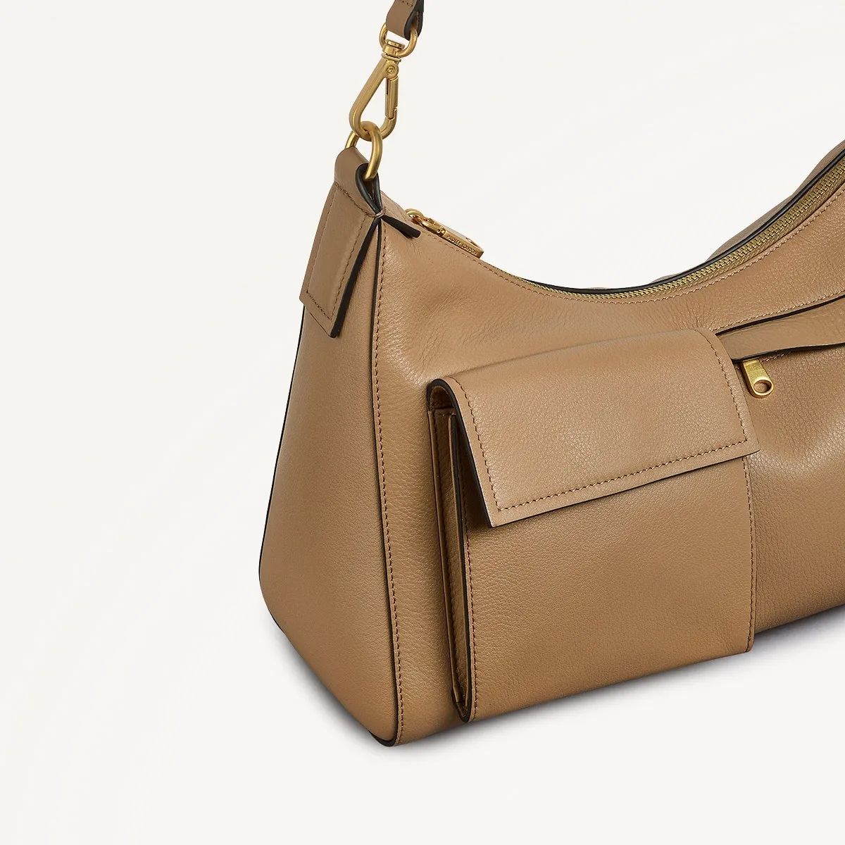 Norbury Close Fabric Medium Ziptop Shoulder Bag in Biscuit - 111616 sold by Radley product image thumbnail 4