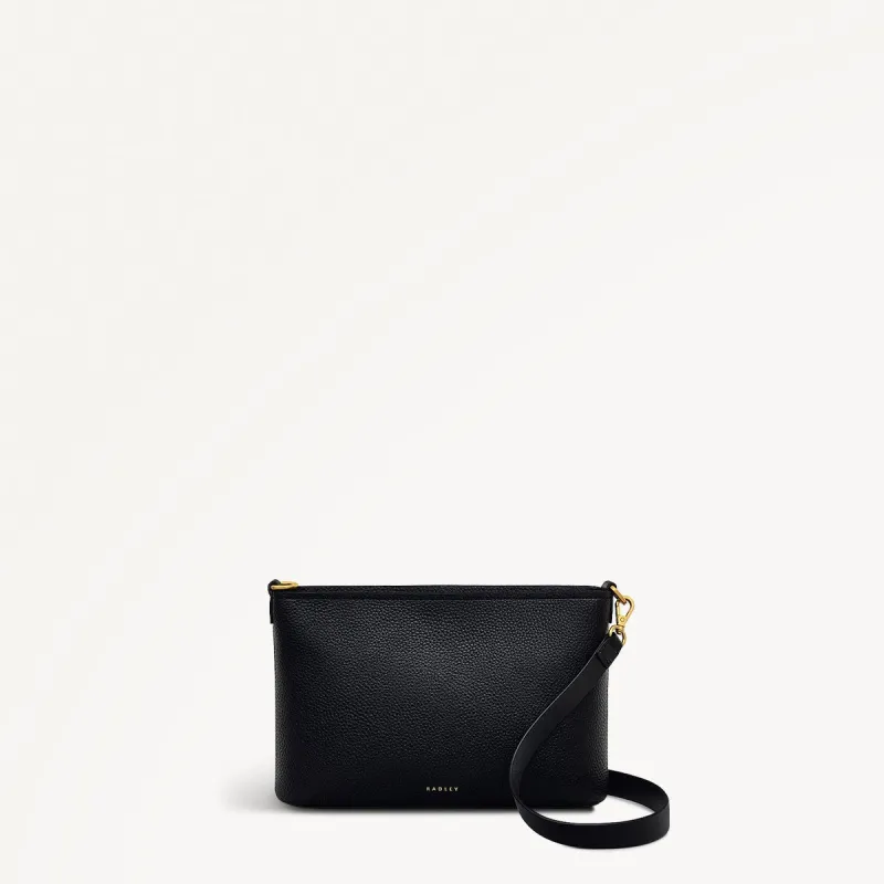 Newton Avenue Fabric Small Ziptop Cross Body Bag in Black - 111720 sold by Radley