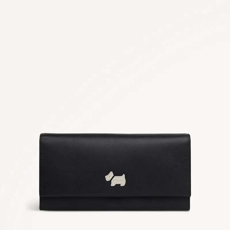Heritage Radley - Protect Leather Large Flapover Wallet in Black - 112431 sold by Radley