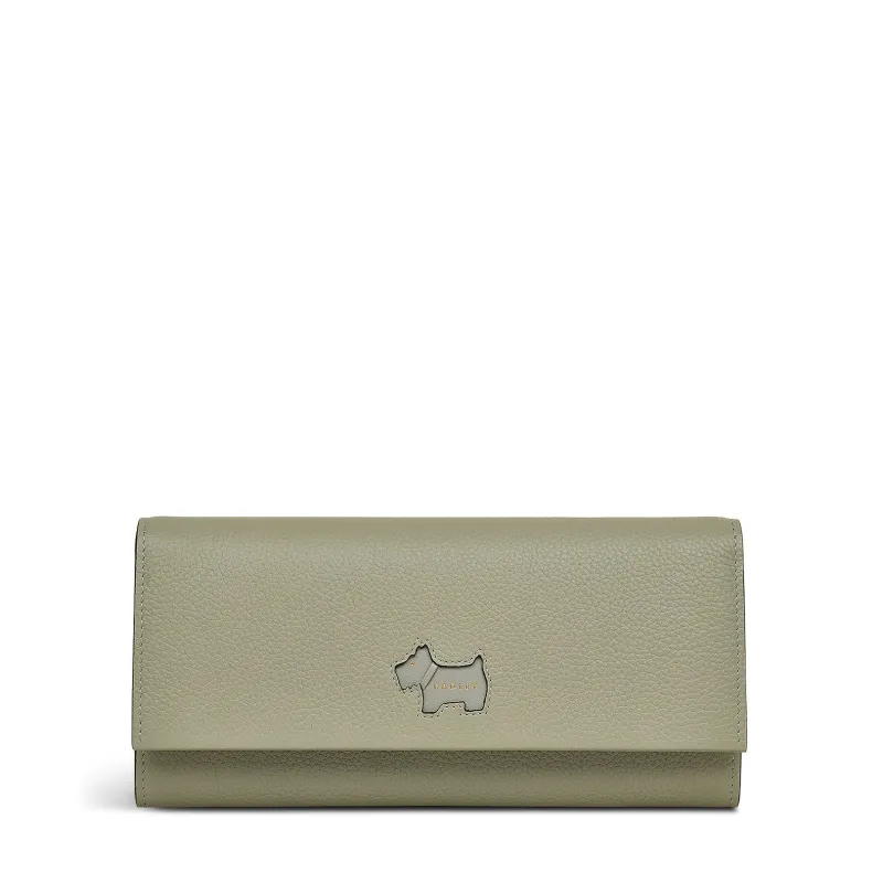 Radley Cookie Cutter - Protect Leather Large Flapover Wallet in Drizzle - 111781 sold by Radley