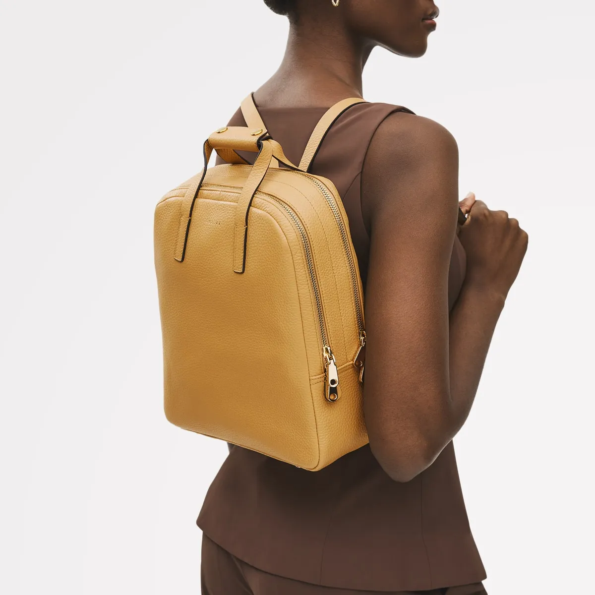 Dukes Place Leather Medium Zip Around Backpack in Pecan - 111383 sold by Radley product image thumbnail 5