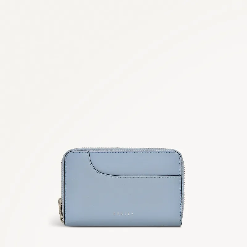 Pockets Leather Medium Zip Around Wallet in Smoke Blue - 110755 sold by Radley