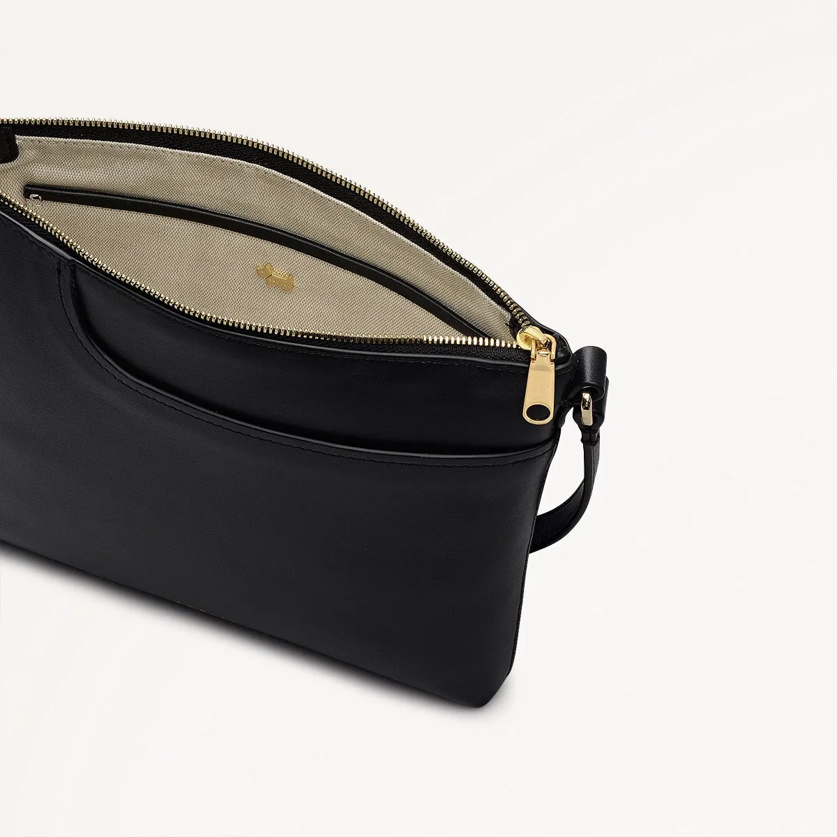 Pockets Leather Small Ziptop NS Cross Body Bag in Black - 112146 sold by Radley product image thumbnail 3