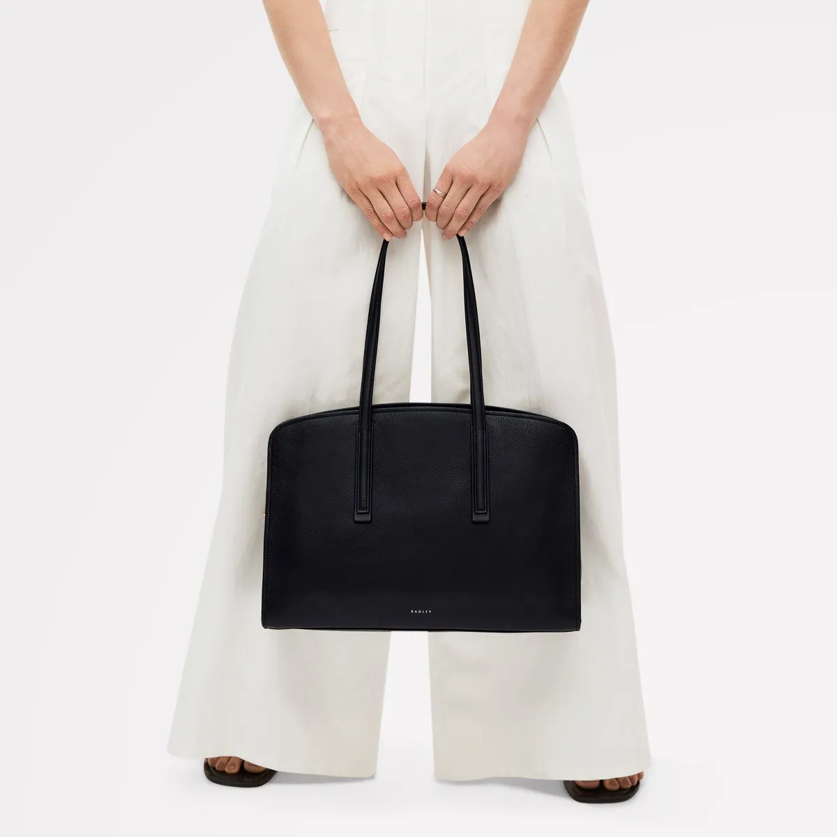 Arragon Row Fabric Large Laptop Shoulder Bag in Black - 111716 sold by Radley product image thumbnail 5