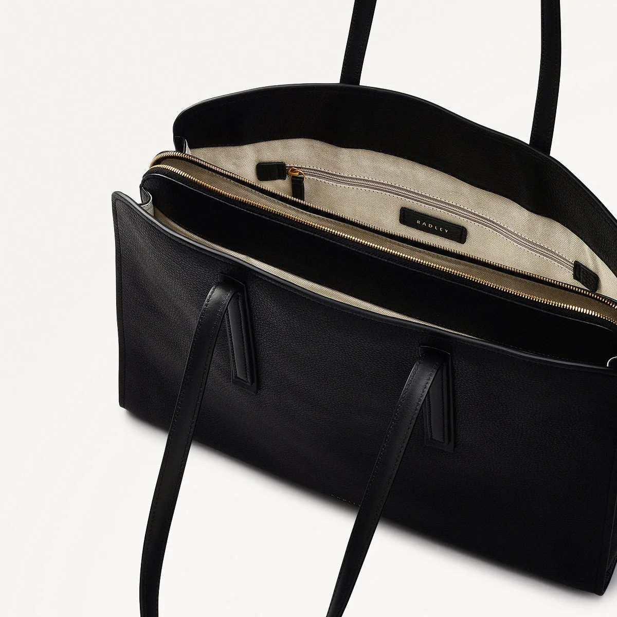 Arragon Row Fabric Large Laptop Shoulder Bag in Black - 111716 sold by Radley product image thumbnail 3