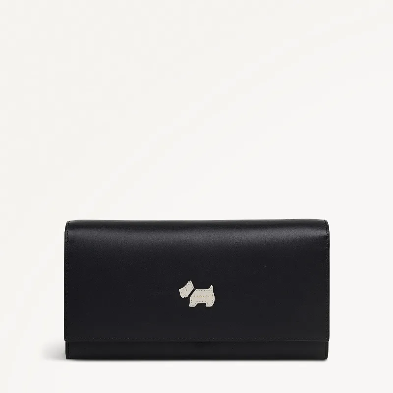 Heritage Radley - Protect Leather Extra Large Flapover Wallet in Black - 112432 sold by Radley