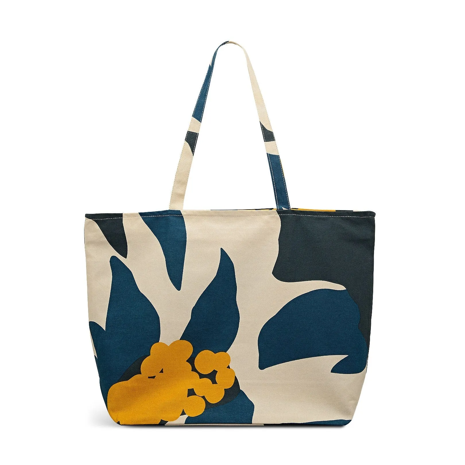 Perfect Poppies Fabric Large Ziptop Tote in Pine Needle - 112522 sold by Radley