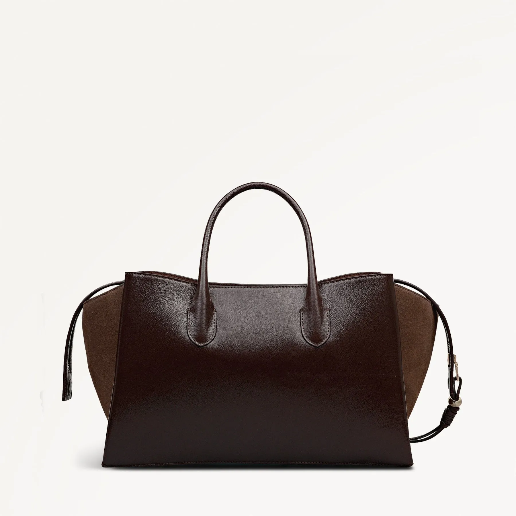 The Romilly Leather Large Ziptop Grab Bag in Dark Oak - 112267 sold by Radley product image thumbnail 3