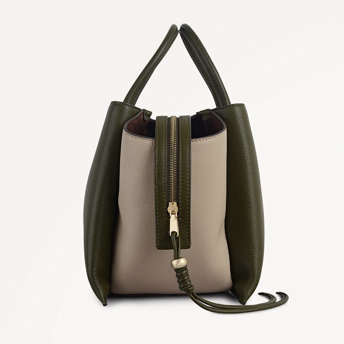 The Romilly Leather Large Ziptop Grab Bag in Pine Needle - 112268 sold by Radley product image thumbnail 5
