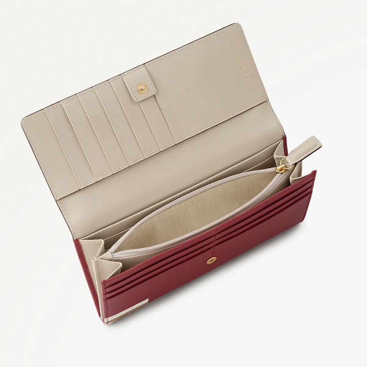 Magic Carousel Leather Large Flapover Wallet in Carmine - 112789 sold by Radley product image thumbnail 4