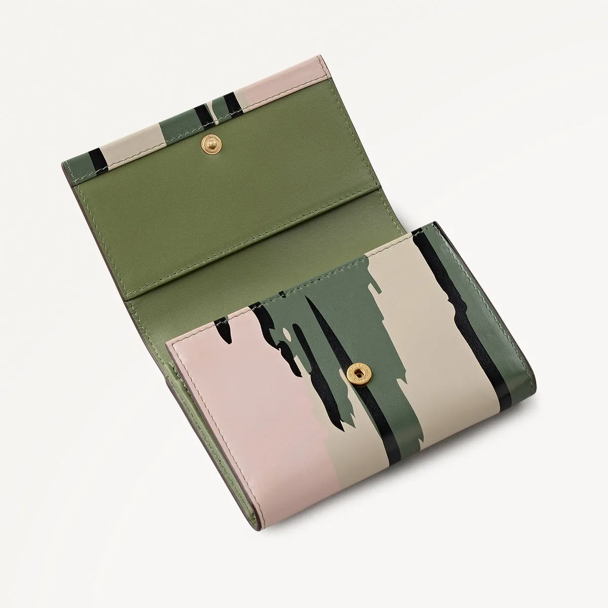 Abstract Animal Leather Medium Flapover Wallet in Hunter Green - 112783 sold by Radley product image thumbnail 2