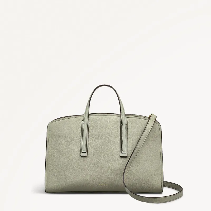 Arragon Row Fabric Medium Zip Around Grab Bag in Drizzle - 111714 sold by Radley