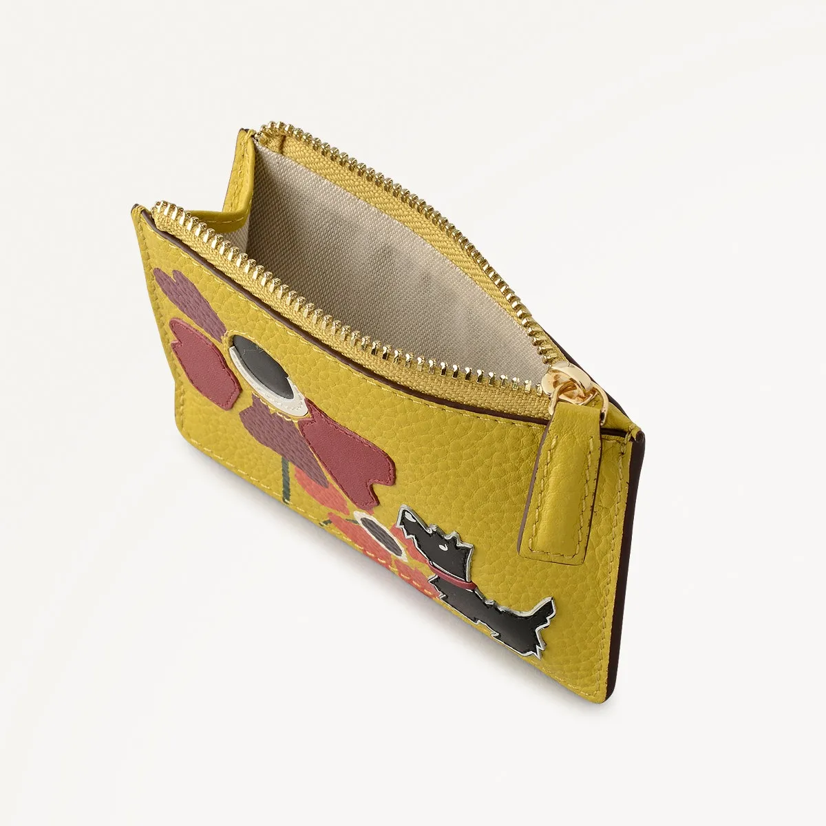 Floribunda Leather Small Ziptop Coin Purse in Ochre - 112449 sold by Radley product image thumbnail 3