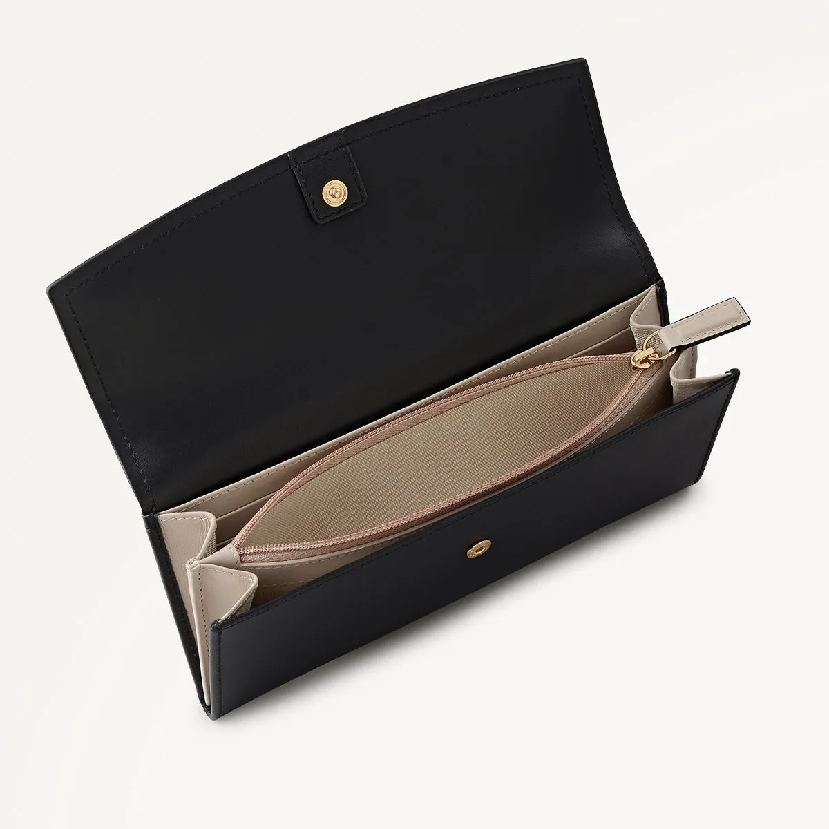Liverpool Gardens Leather Large Flapover Wallet in Black - 112800 sold by Radley product image thumbnail 4