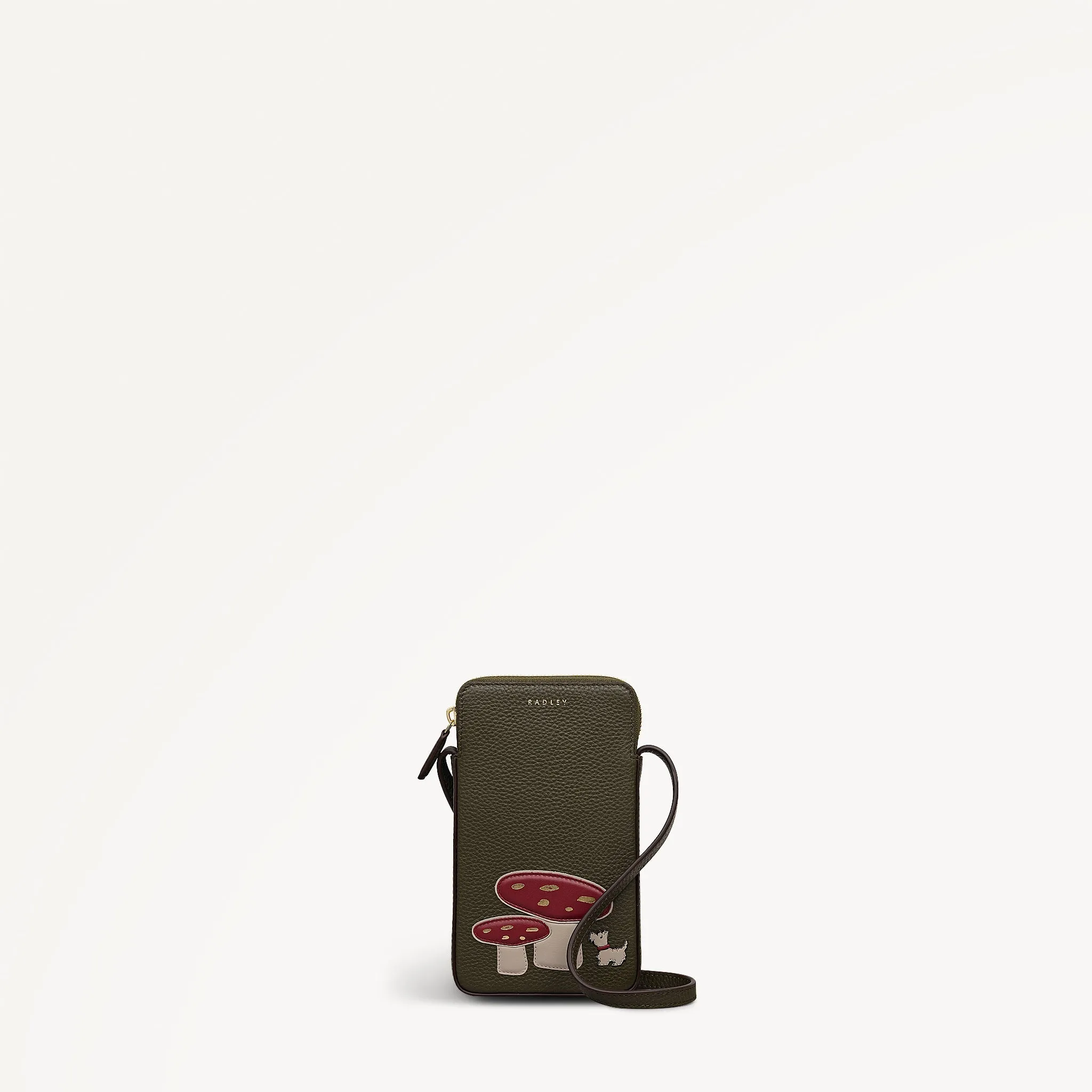 Mushroom Mate Medium Phone Cross Body Bag in Pine Needle - 112760 sold by Radley
