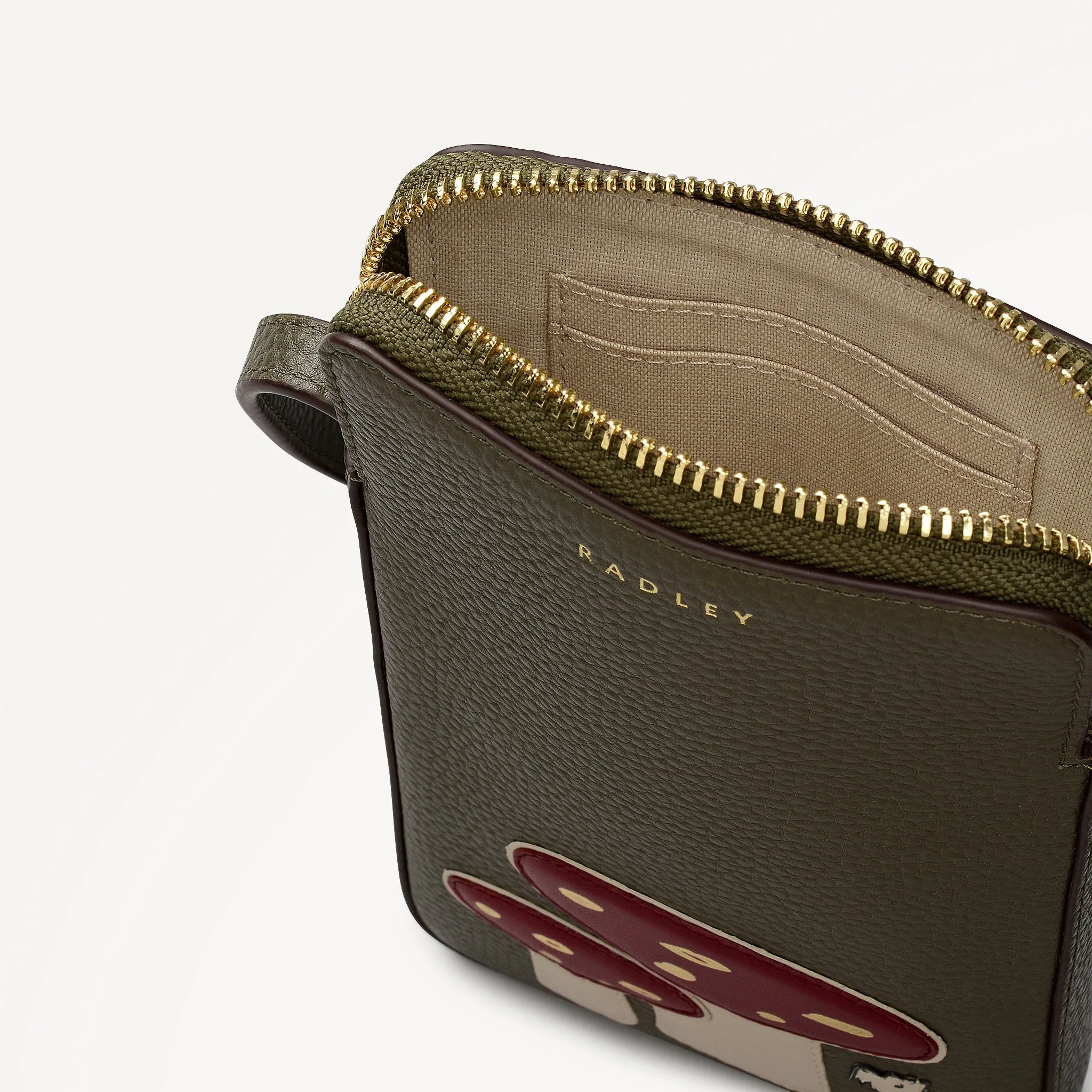Mushroom Mate Medium Phone Cross Body Bag in Pine Needle - 112760 sold by Radley product image thumbnail 3