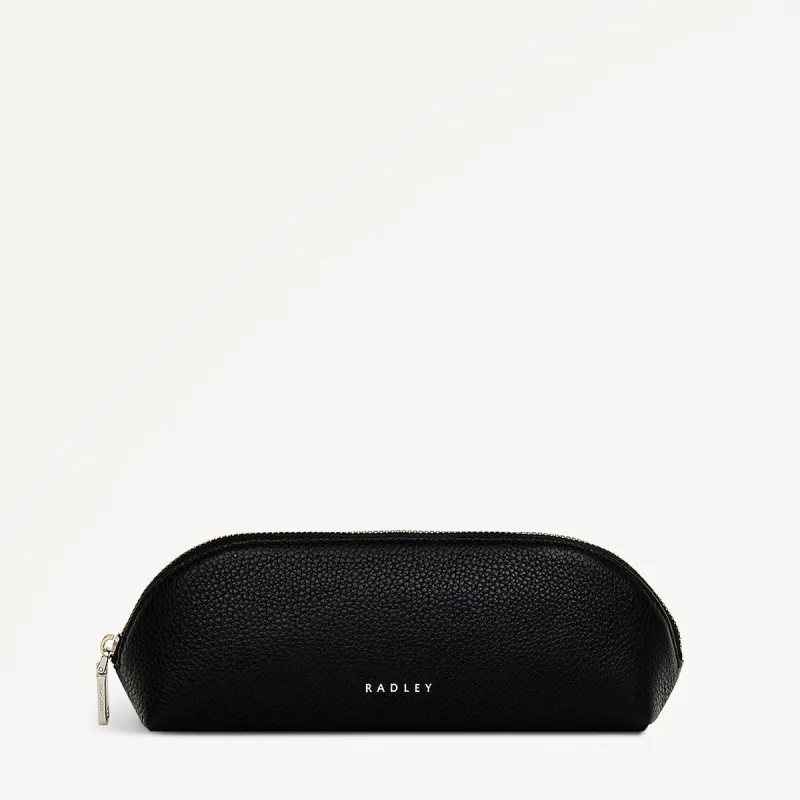 Commute Street Leather Medium Ziptop Pencil Case in Black - S1986001 sold by Radley