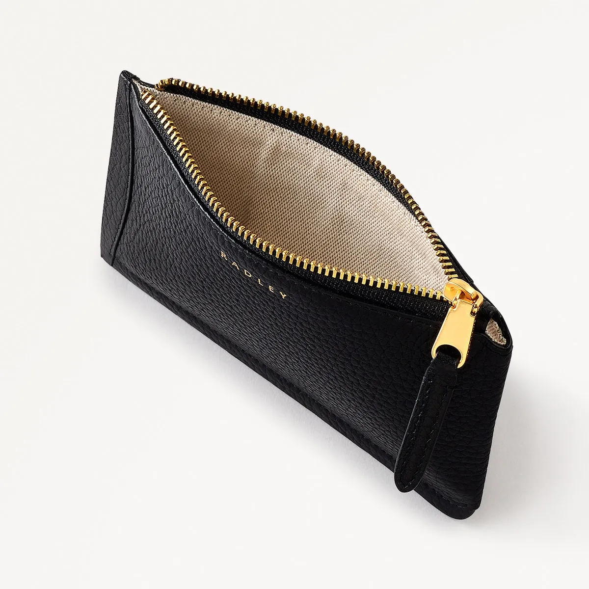 The Chancery Leather Medium Ziptop Coin Purse in Black - S1940001 sold by Radley product image thumbnail 3