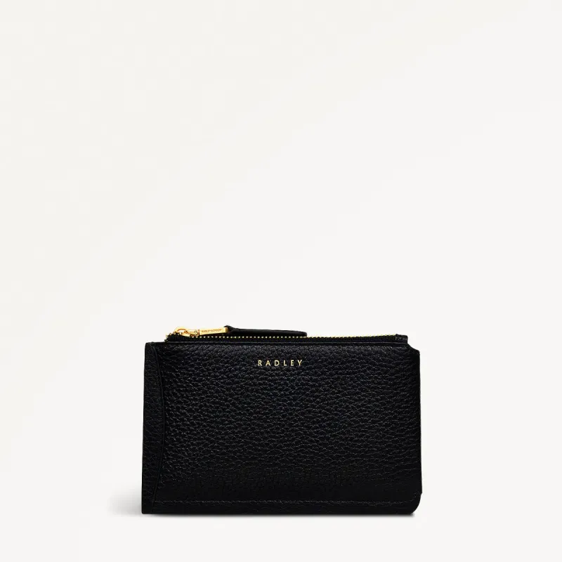 The Chancery Leather Medium Ziptop Coin Purse in Black - S1940001 sold by Radley