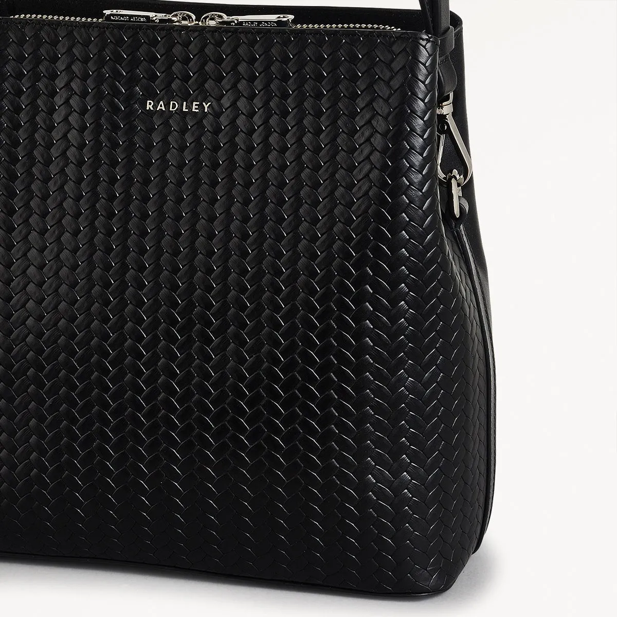 Dukes Place - Weave Medium Compartment Crossbody Black - H2125001 sold by Radley product image thumbnail 5