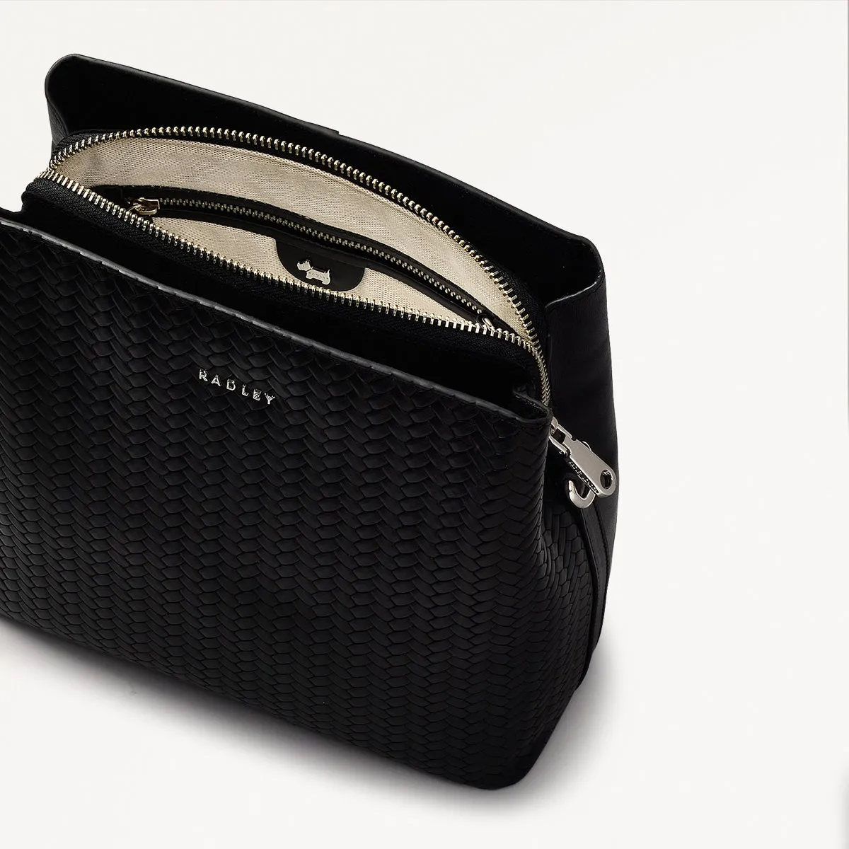 Dukes Place - Weave Medium Compartment Crossbody Black - H2125001 sold by Radley product image thumbnail 4