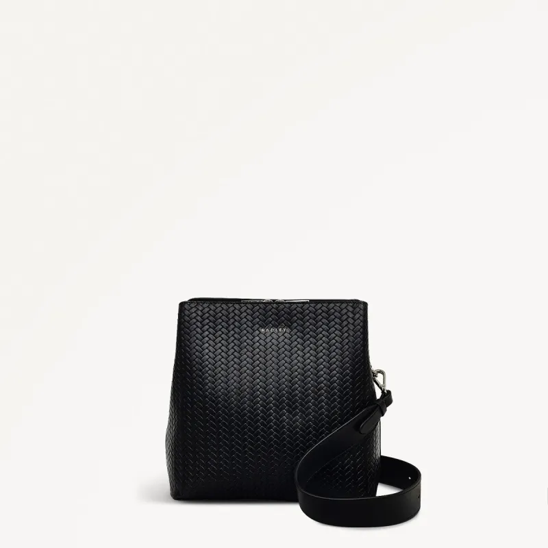 Dukes Place - Weave Medium Compartment Crossbody Black - H2125001 sold by Radley