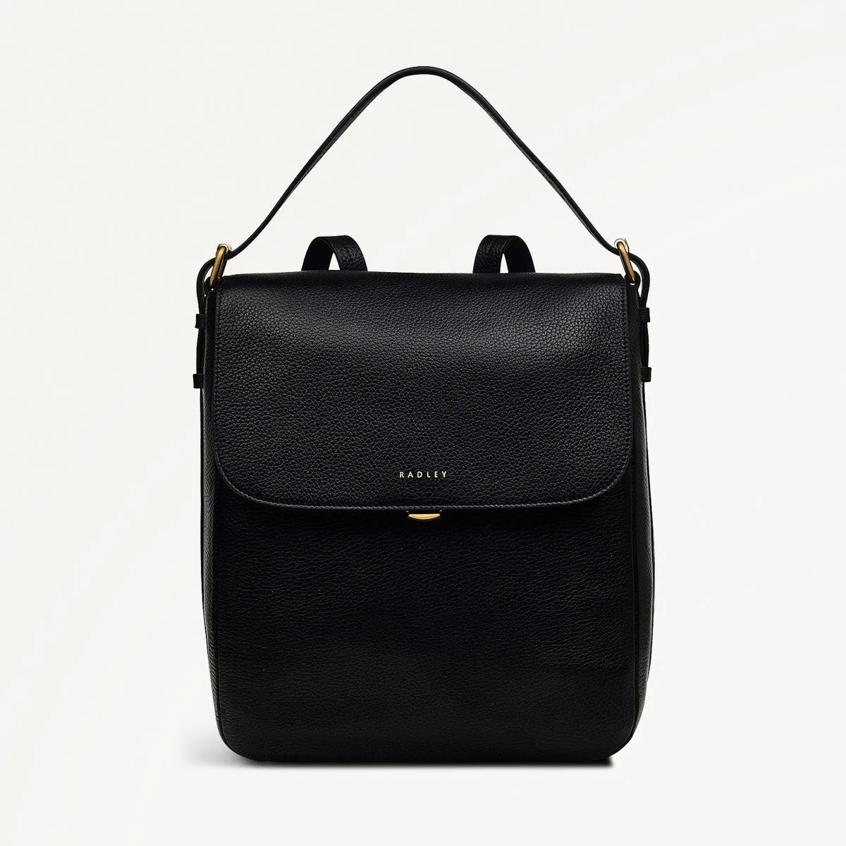 Grafton Street Medium Flapover Backpack Black - H2001001 sold by Radley