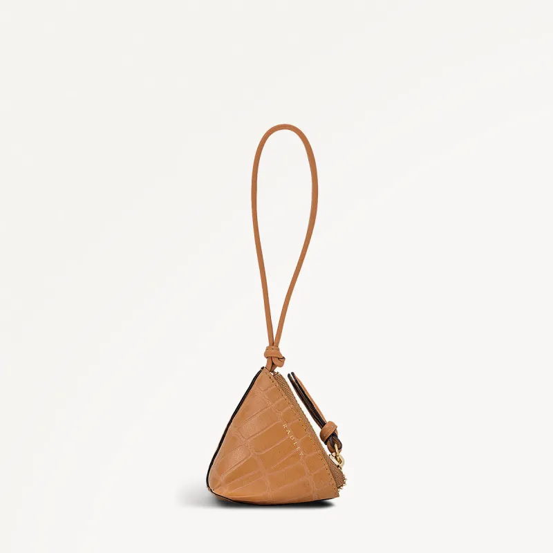 Triangle Street Small Bag Charm in Dark Butter - 112897 sold by Radley