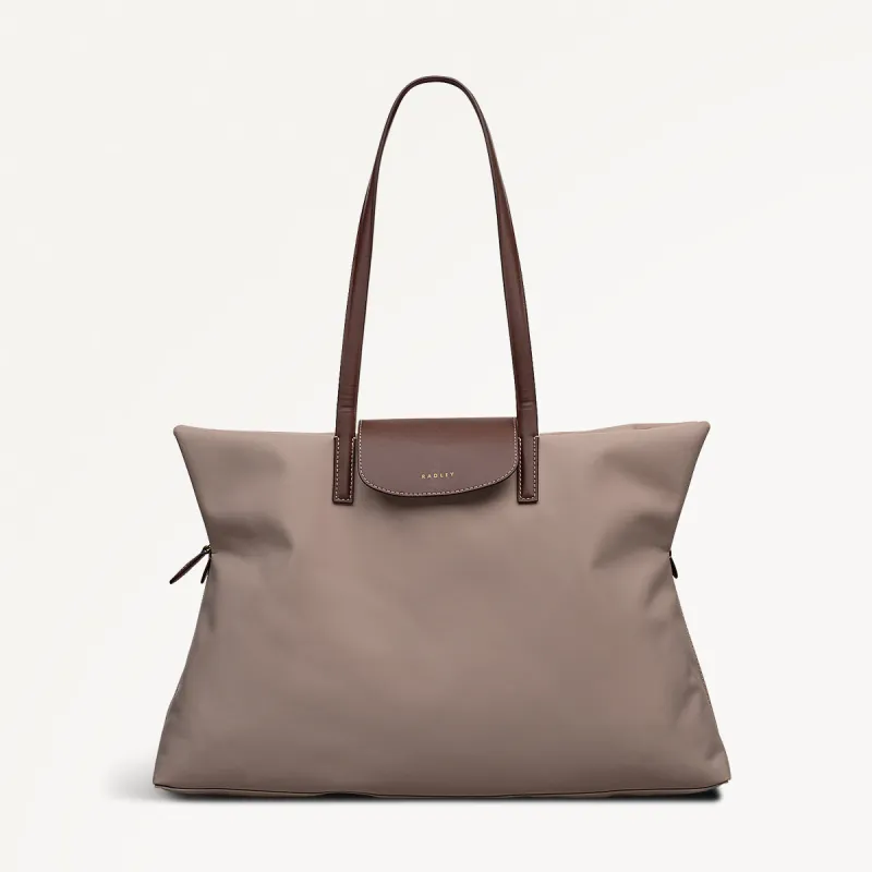 Pocket Essentials Fabric Medium Ziptop Tote Bag in Porcini - 112220 sold by Radley