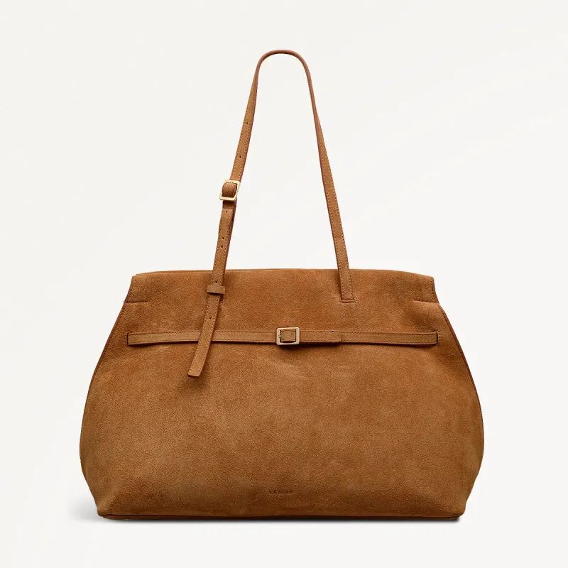The Christina Large Suede Ziptop Shoulder Bag - 112198 sold by Radley